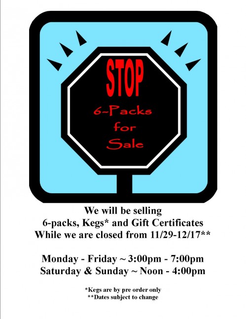 Post image for Limited Hours While Closed