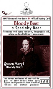 Bloody Beer Card