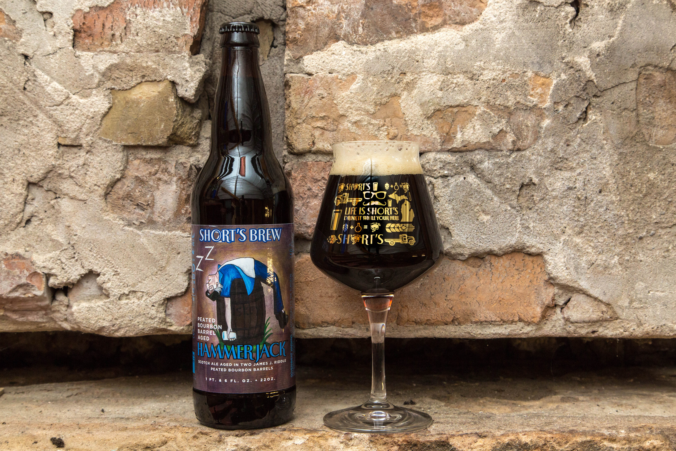 Peated Bourbon Barrel Aged Hammerjack Short