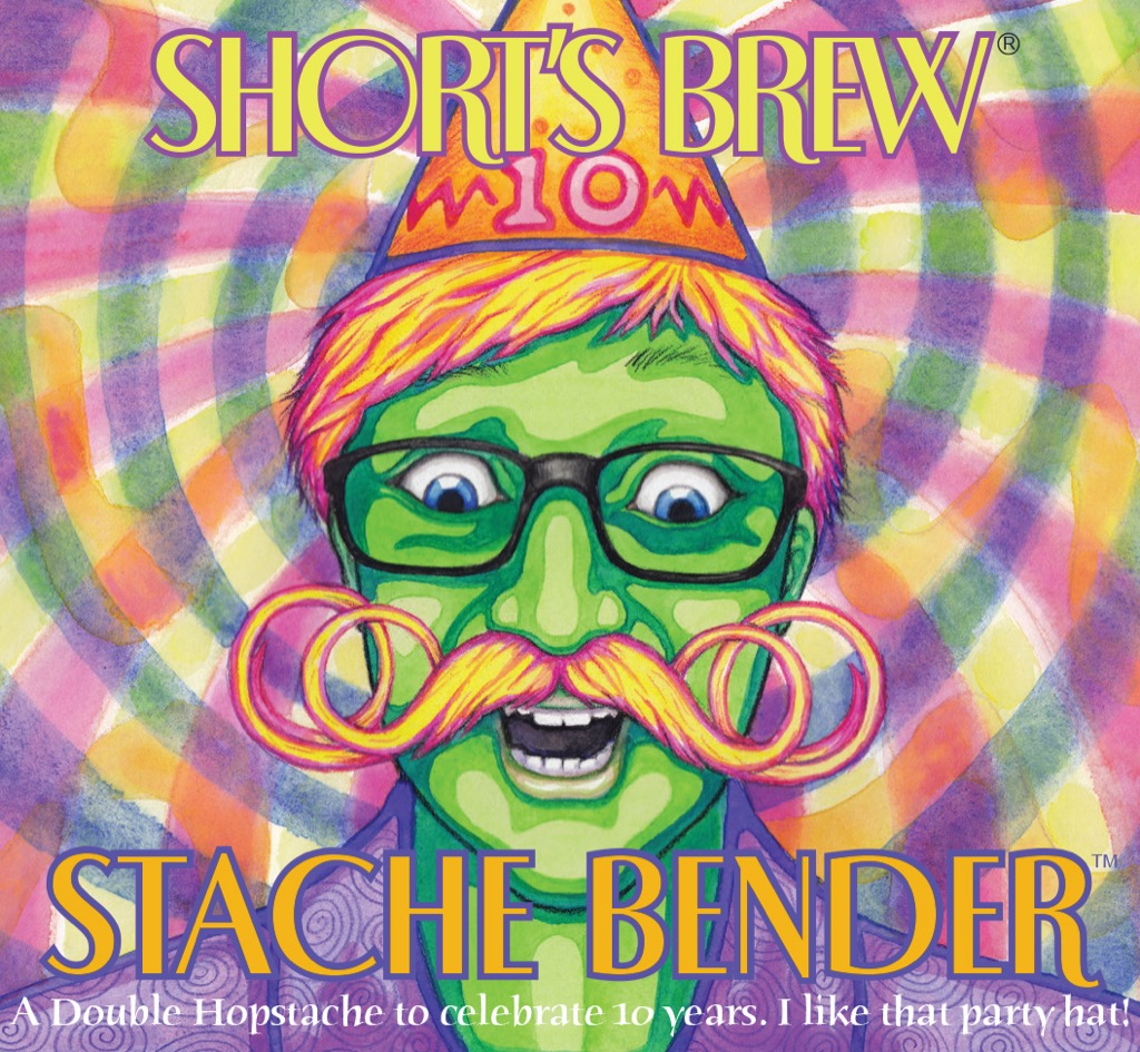 Stache Bender Label Art
