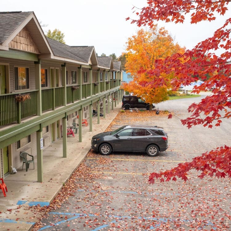 Dynamic view of Bellaire Inn, a 26 unit motel used for workforce housing