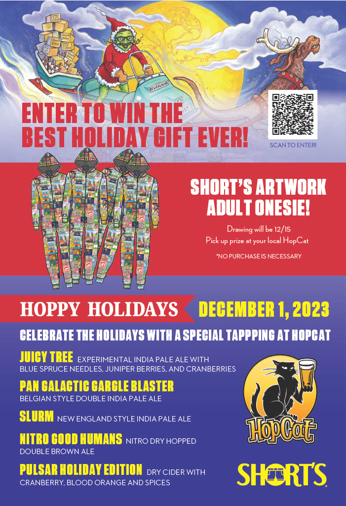 Short's Hoppy Holidays Tapping! Short's Brewing Company